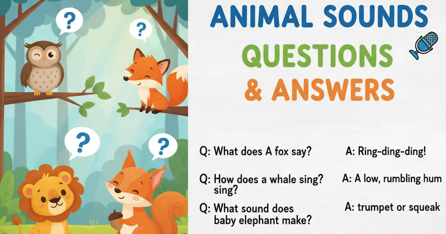 Animal Sounds Questions & Answers